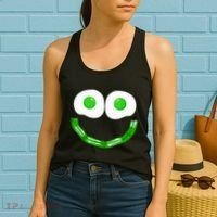 Green Eggs Smile Brunch Breakfast Women's Tank Top thumb 2