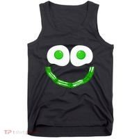 Green Eggs Smile Brunch Breakfast Tank Top thumb 0