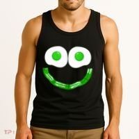 Green Eggs Smile Brunch Breakfast Tank Top thumb 3
