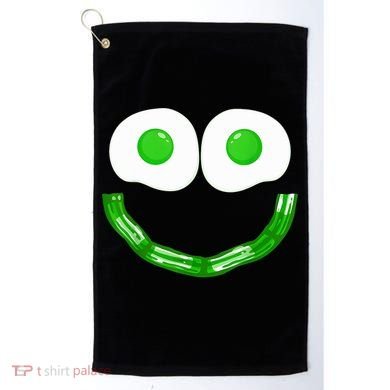 Green Eggs Smile Brunch Breakfast Golf Towel
