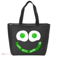 Green Eggs Smile Brunch Breakfast Tote Bag thumb 0