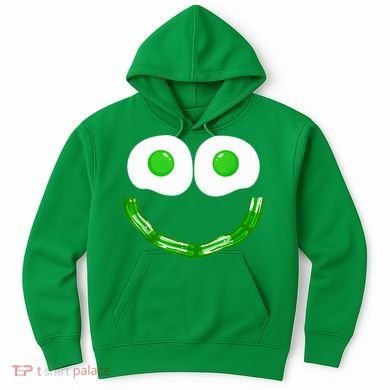 Green Eggs Smile Brunch Breakfast Hoodie
