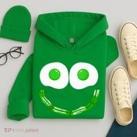 Green Eggs Smile Brunch Breakfast Hoodie thumb 4