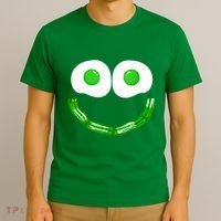 Green Eggs Smile Brunch Breakfast T-Shirt thumb 3