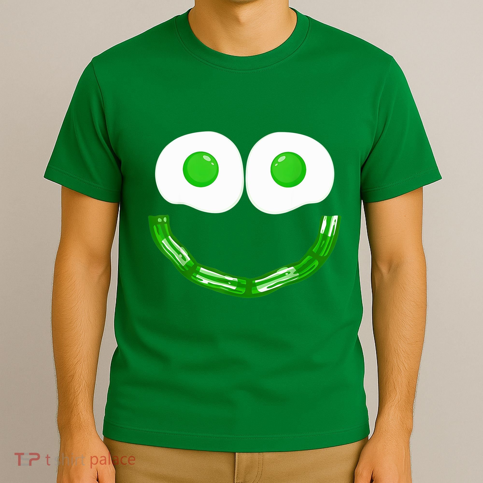 Green Eggs Smile Brunch Breakfast T-Shirt