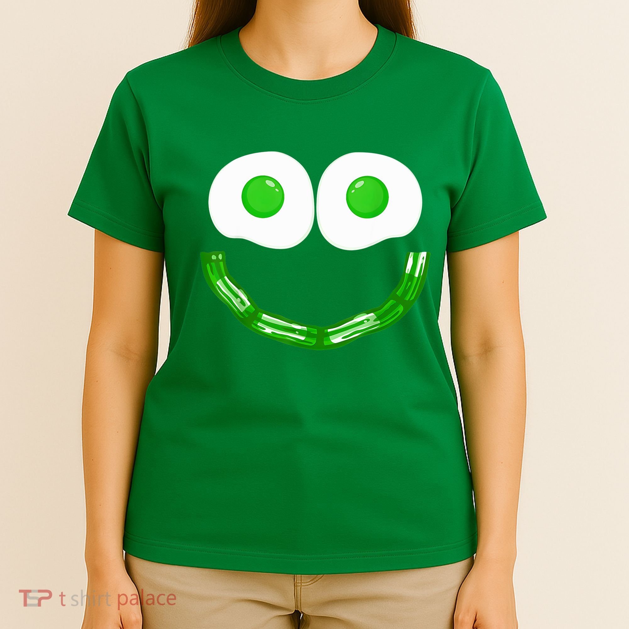 Green Eggs Smile Brunch Breakfast T-Shirt