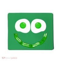 Green Eggs Smile Brunch Breakfast Mousepad thumb 0