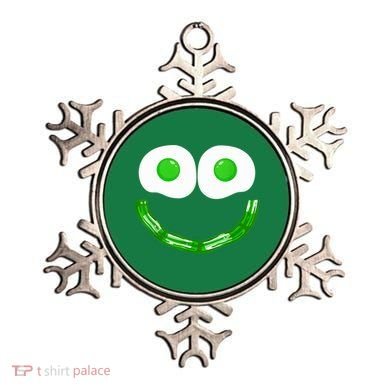 Green Eggs Smile Brunch Breakfast Ornament