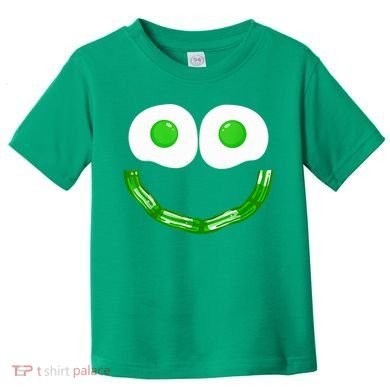 Green Eggs Smile Brunch Breakfast Toddler T-Shirt