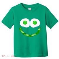 Green Eggs Smile Brunch Breakfast Toddler T-Shirt thumb 0