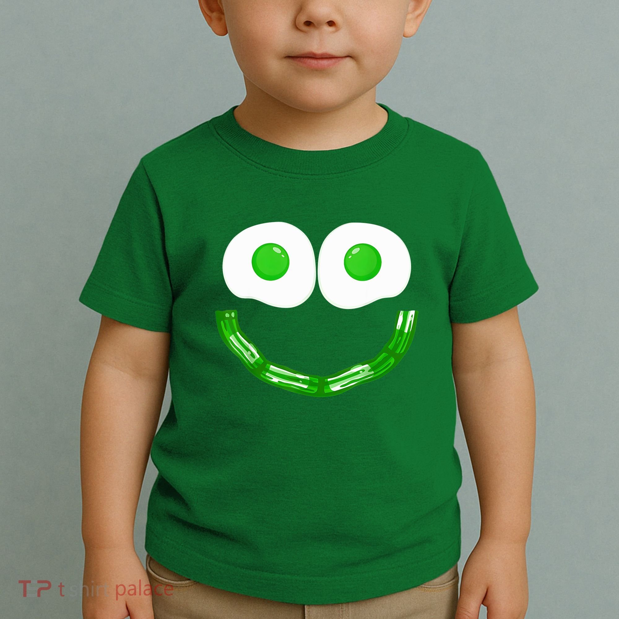 Green Eggs Smile Brunch Breakfast Toddler T-Shirt