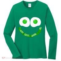 Green Eggs Smile Brunch Breakfast Women's Long Sleeve Shirt thumb 0