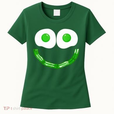 Green Eggs Smile Brunch Breakfast Women's T-Shirt
