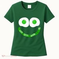 Green Eggs Smile Brunch Breakfast Women's T-Shirt thumb 0