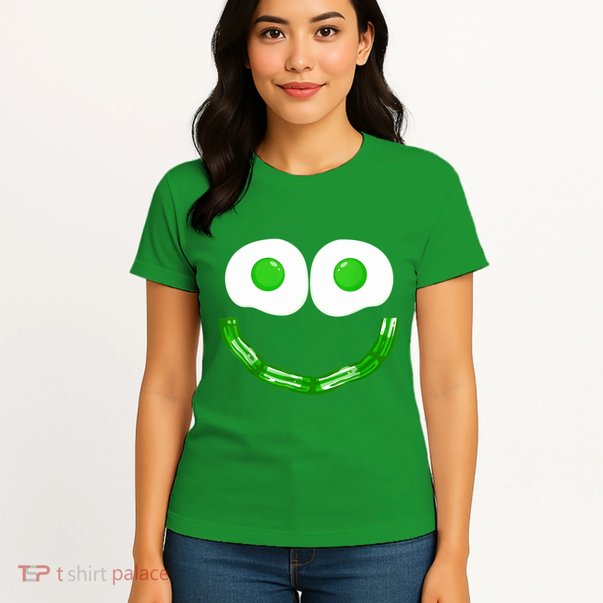 Green Eggs Smile Brunch Breakfast Women's T-Shirt