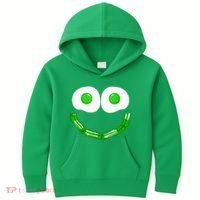 Green Eggs Smile Brunch Breakfast Kids Hoodie thumb 0