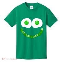 Green Eggs Smile Brunch Breakfast Kids T-Shirt thumb 0
