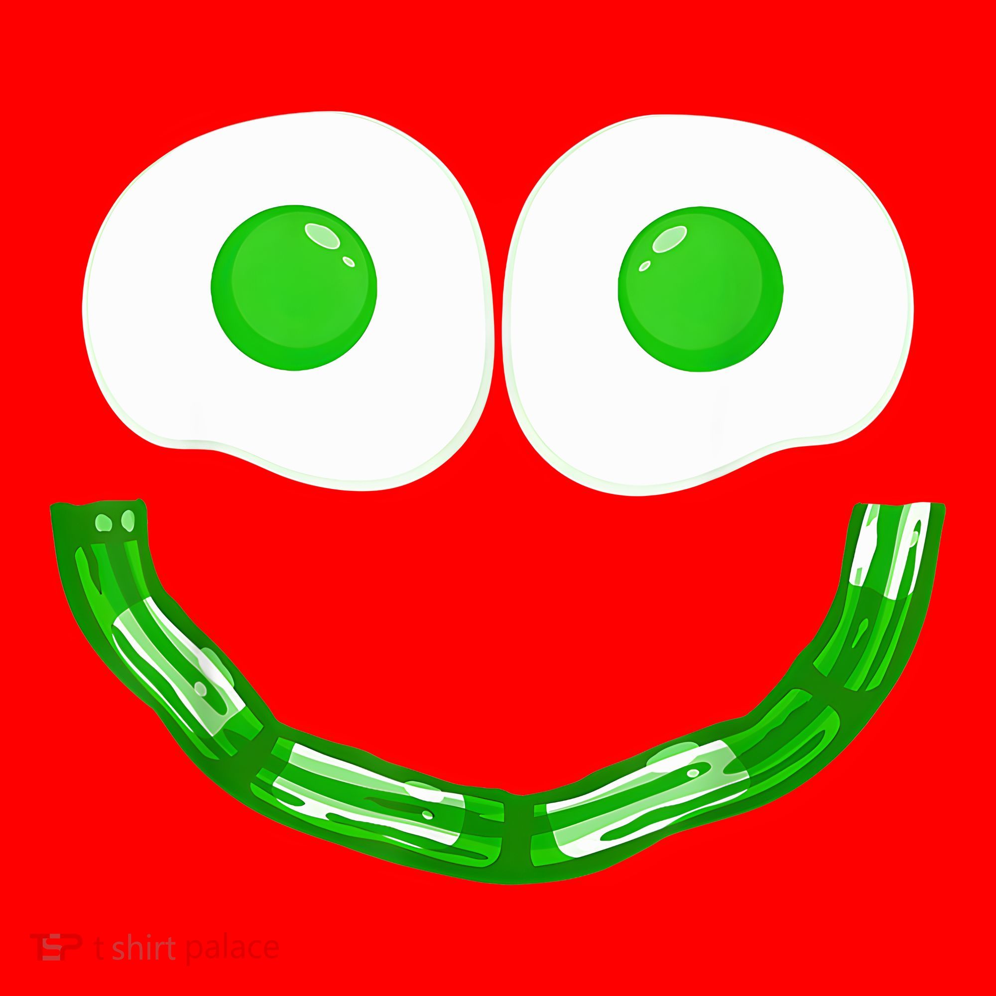 Green Eggs Smile Brunch Breakfast Santa Hat