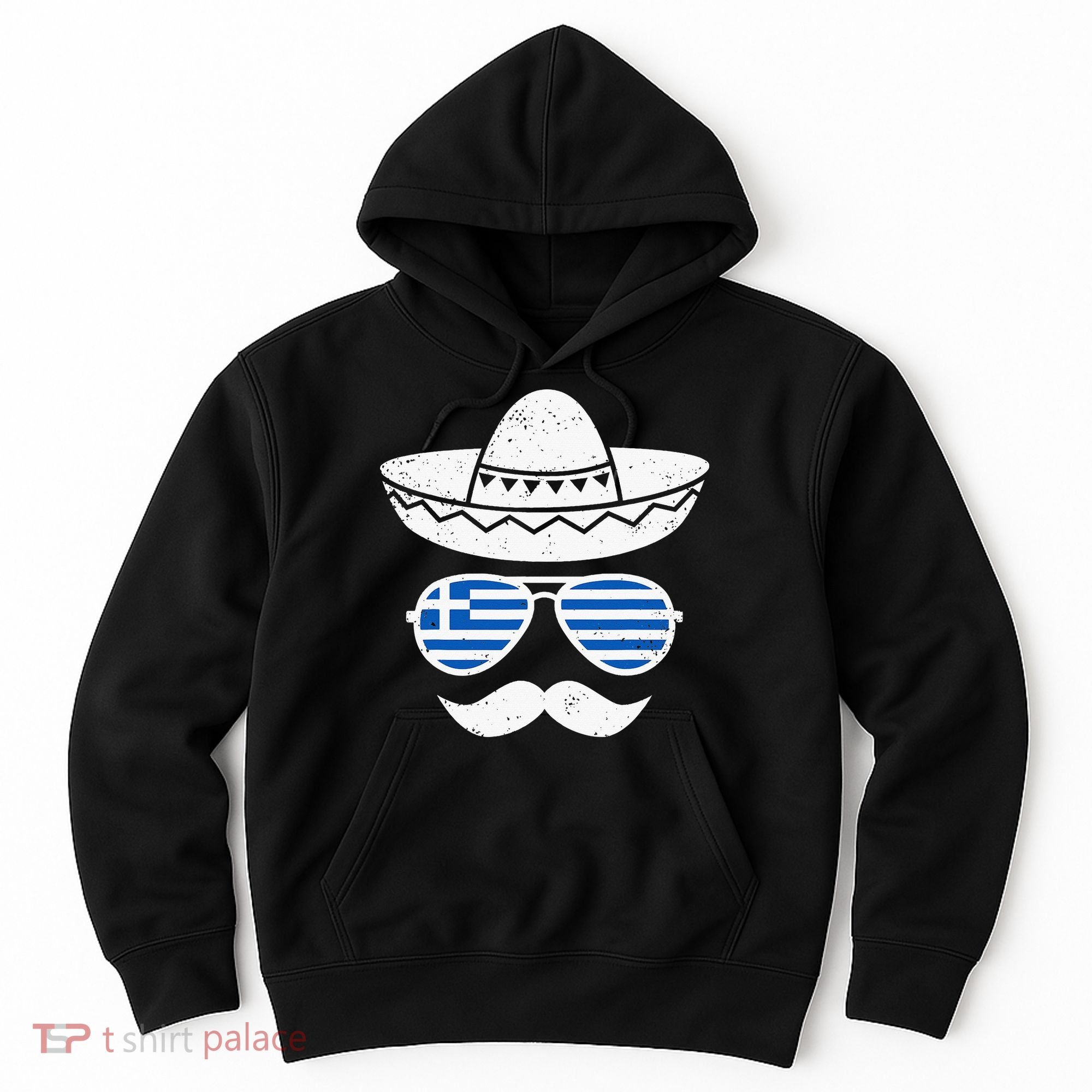 Greek Easter Sunglasses Cinco De Mayo Mexican Hoodie