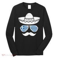 Greek Easter Sunglasses Cinco De Mayo Mexican Long Sleeve Shirt thumb 0