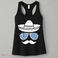 Greek Easter Sunglasses Cinco De Mayo Mexican Women's Tank Top thumb 3