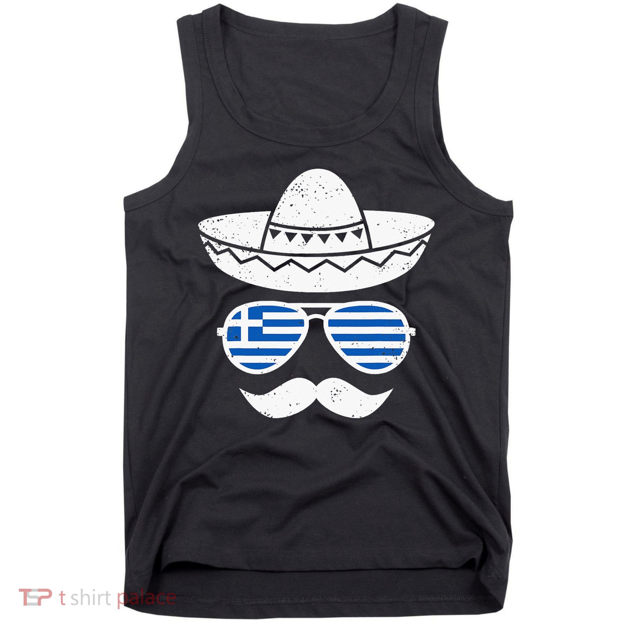 Greek Easter Sunglasses Cinco De Mayo Mexican Tank Top