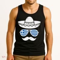 Greek Easter Sunglasses Cinco De Mayo Mexican Tank Top thumb 3