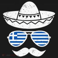Greek Easter Sunglasses Cinco De Mayo Mexican Kids Long Sleeve Shirt thumb 2