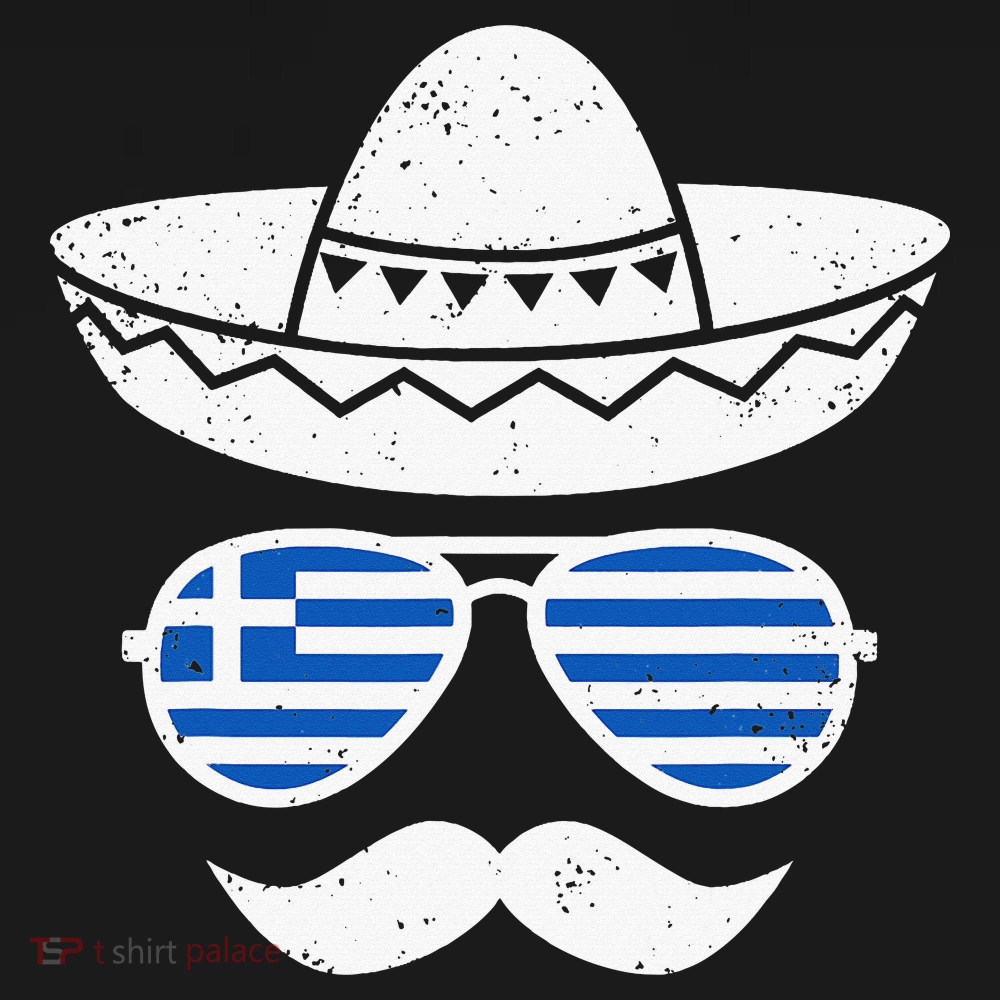 Greek Easter Sunglasses Cinco De Mayo Mexican Kids Long Sleeve Shirt