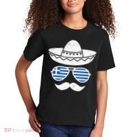 Greek Easter Sunglasses Cinco De Mayo Mexican Kids T-Shirt thumb 2
