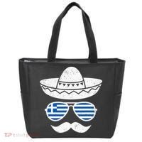 Greek Easter Sunglasses Cinco De Mayo Mexican Tote Bag thumb 0