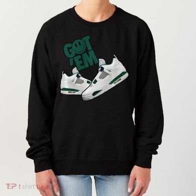 Got Em Smile Matching Oxidized Green 4s Premium Women's Sweatshirt