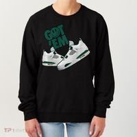 Got Em Smile Matching Oxidized Green 4s Premium Women's Sweatshirt thumb 0