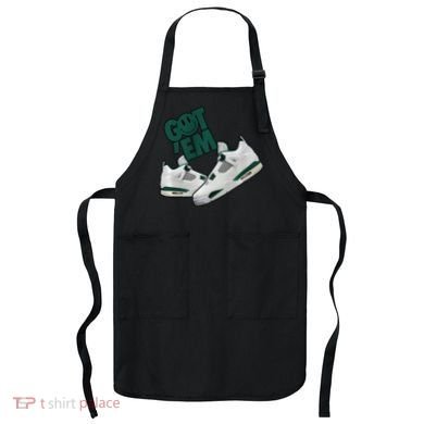 Got Em Smile Matching Oxidized Green 4s Premium Apron