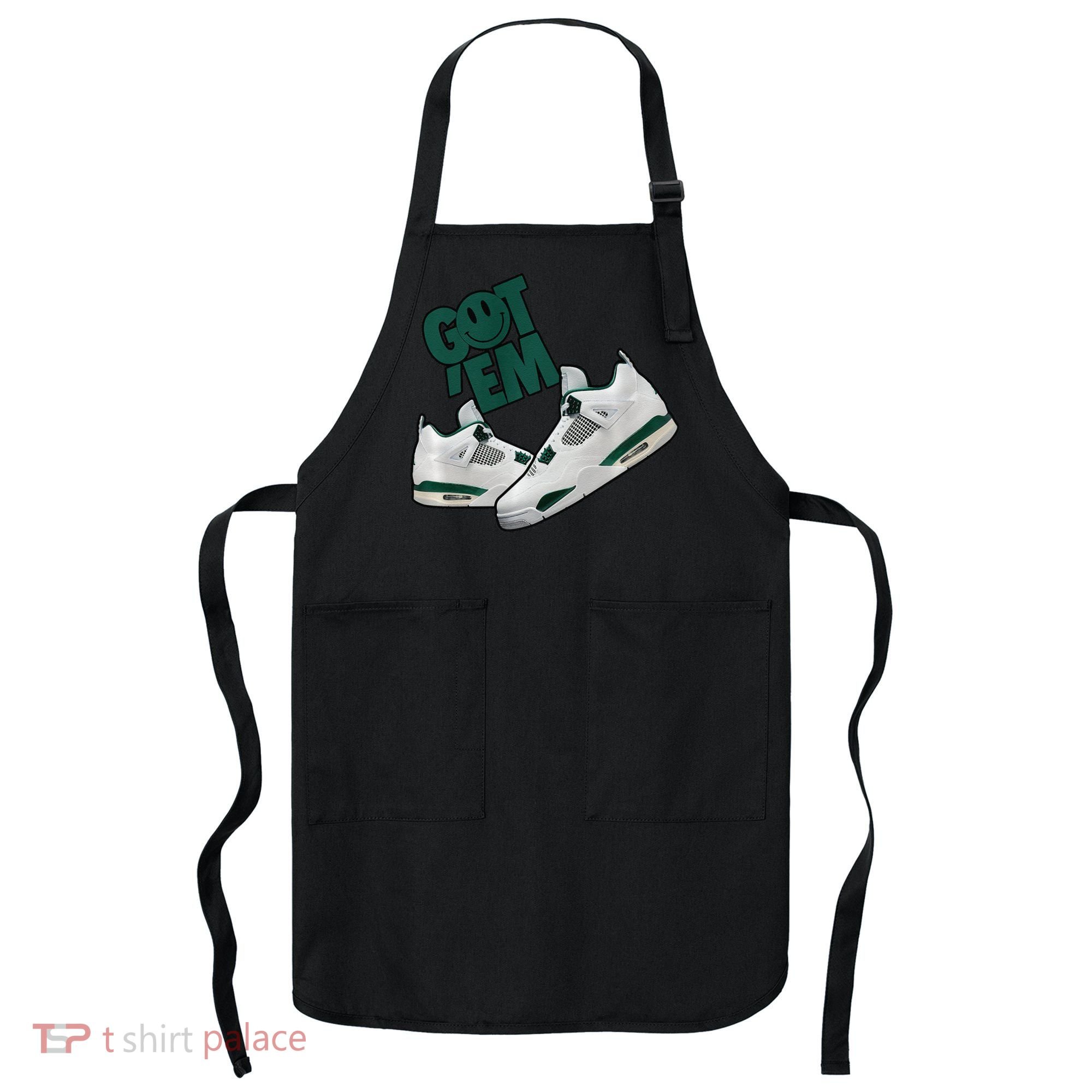 Got Em Smile Matching Oxidized Green 4s Premium Apron