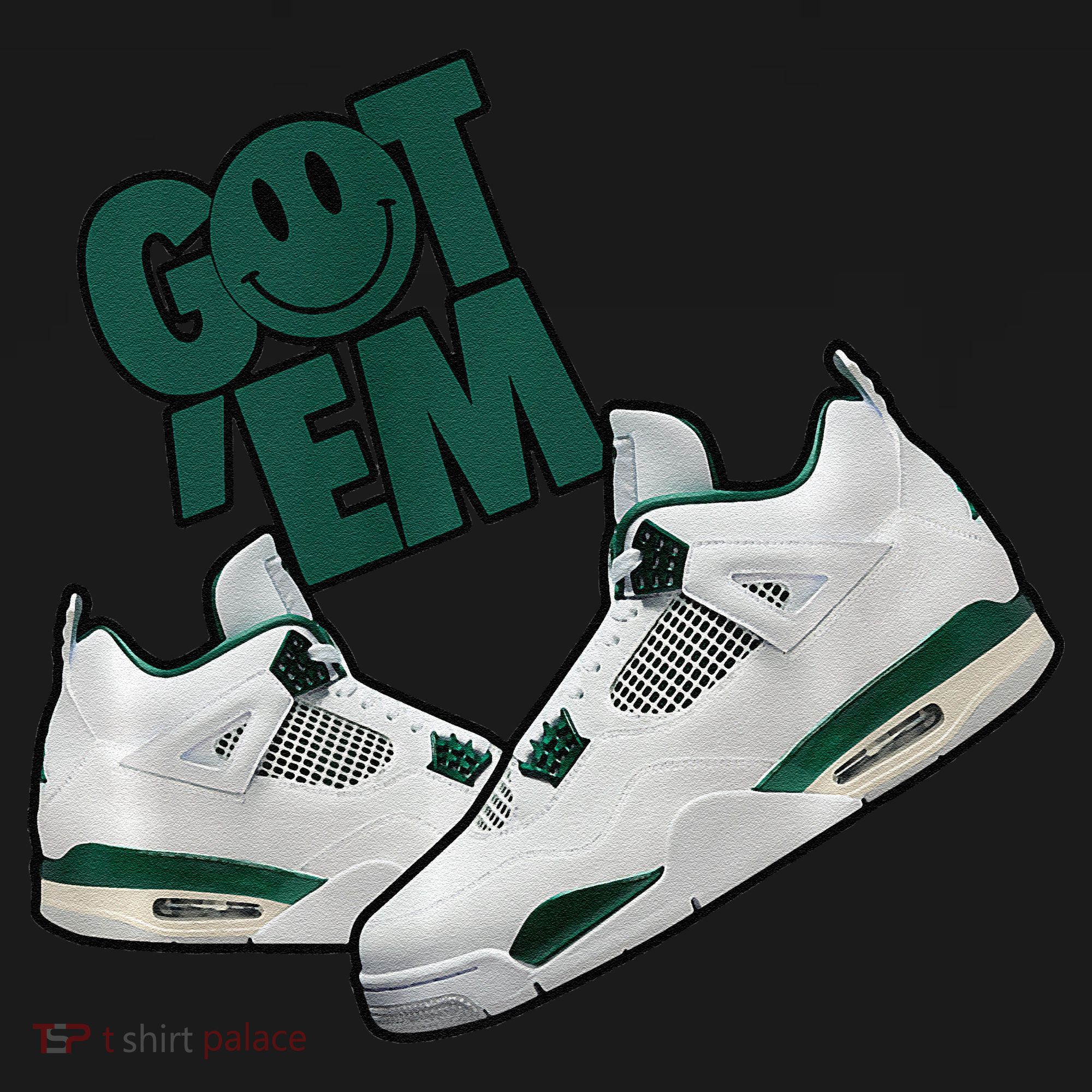 Got Em Smile Matching Oxidized Green 4s Premium Backpack