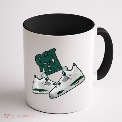 Got Em Smile Matching Oxidized Green 4s Premium Coffee Mug back