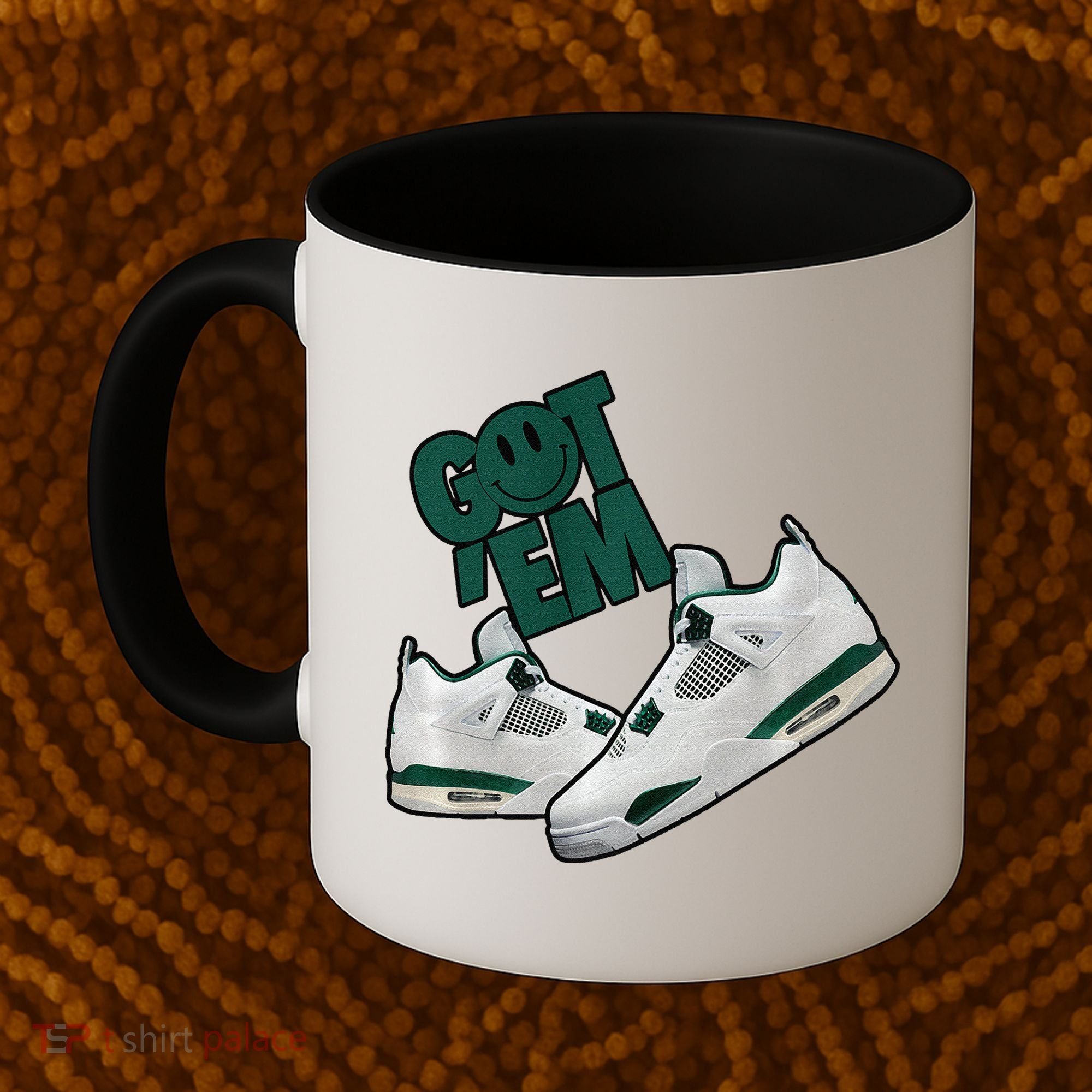 Got Em Smile Matching Oxidized Green 4s Premium Coffee Mug