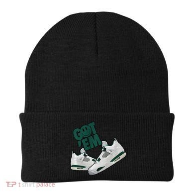 Got Em Smile Matching Oxidized Green 4s Premium Beanie