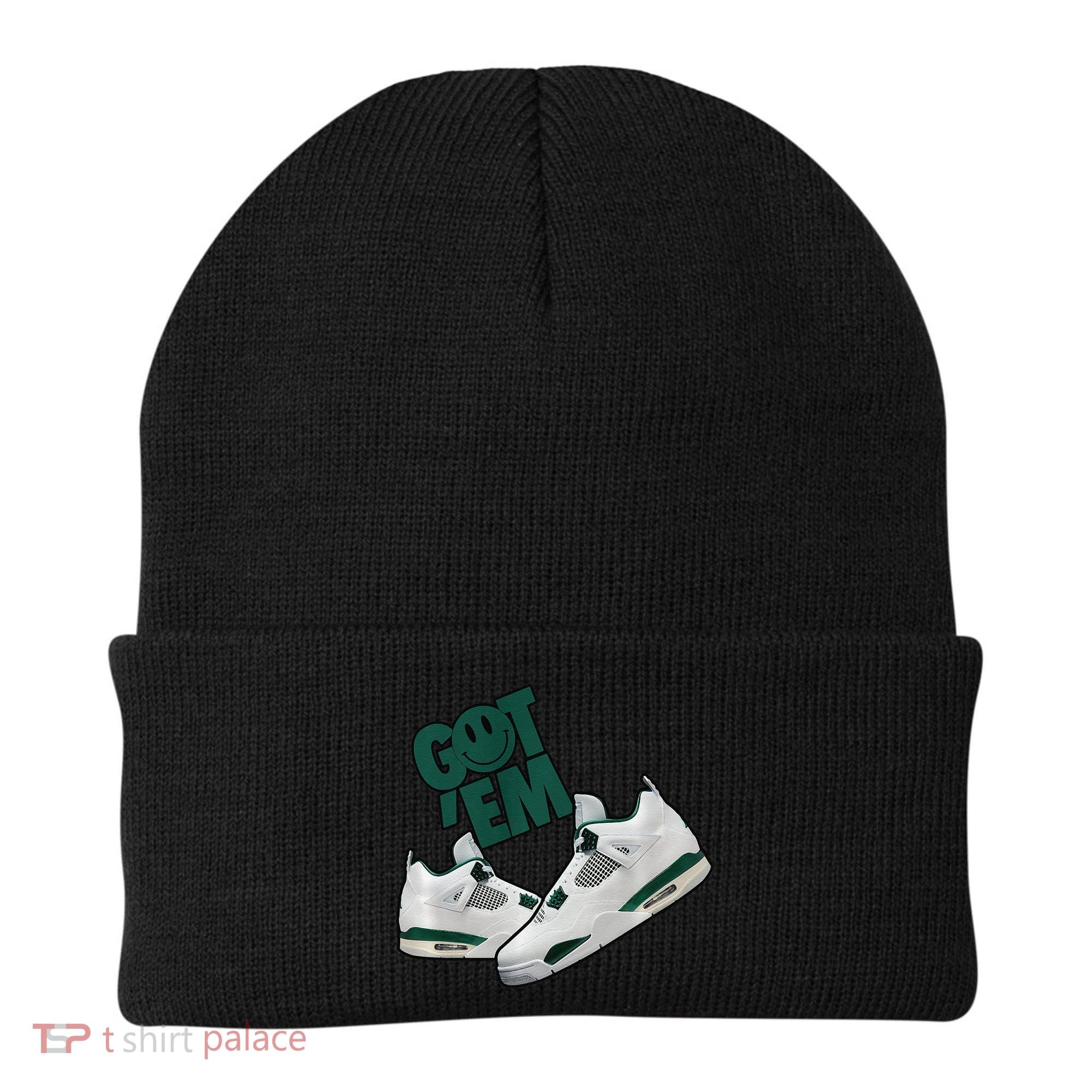 Got Em Smile Matching Oxidized Green 4s Premium Beanie