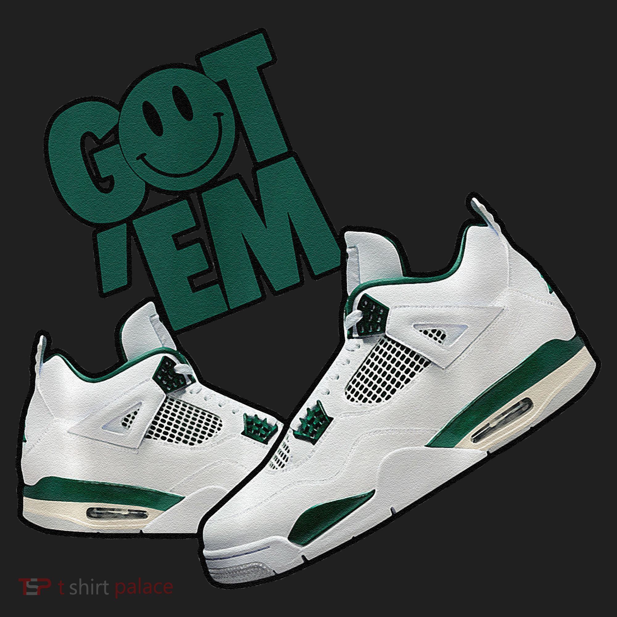 Got Em Smile Matching Oxidized Green 4s Premium Beanie