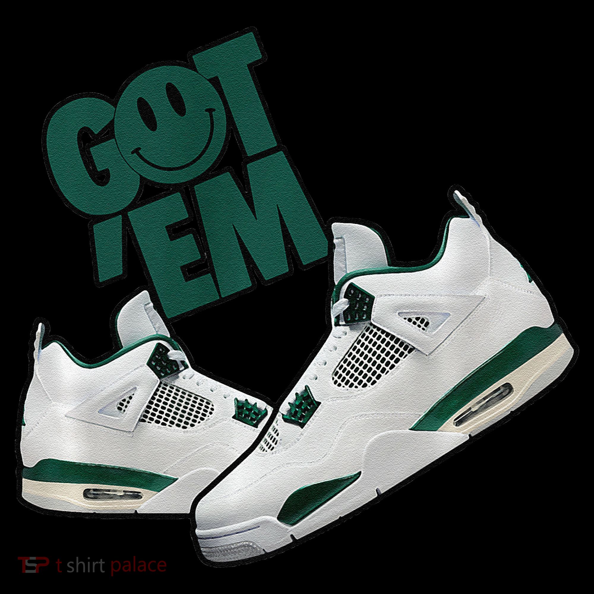 Got Em Smile Matching Oxidized Green 4s Premium Baby Bodysuit
