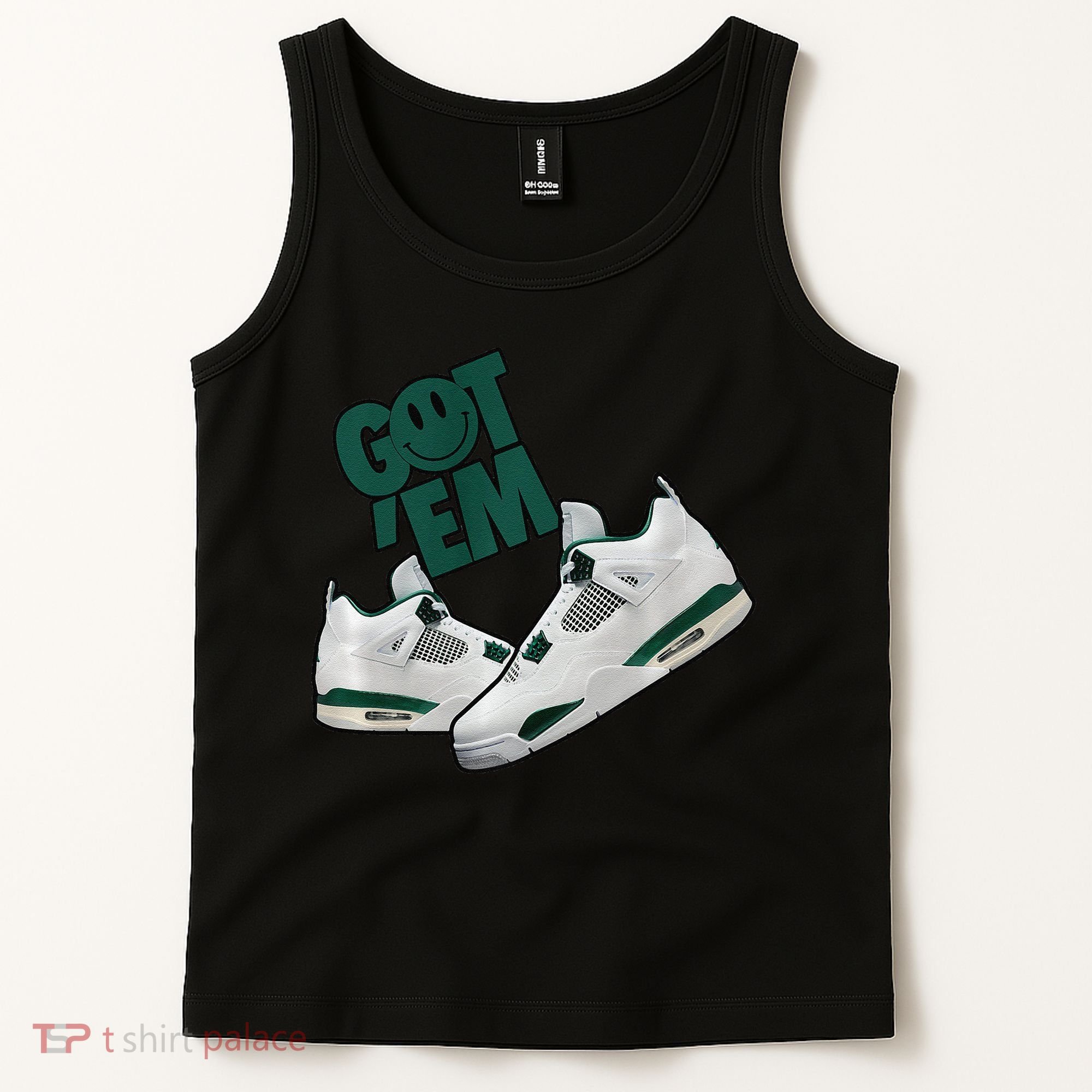 Got Em Smile Matching Oxidized Green 4s Premium Tank Top