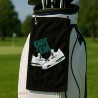 Got Em Smile Matching Oxidized Green 4s Premium Golf Towel thumb 2