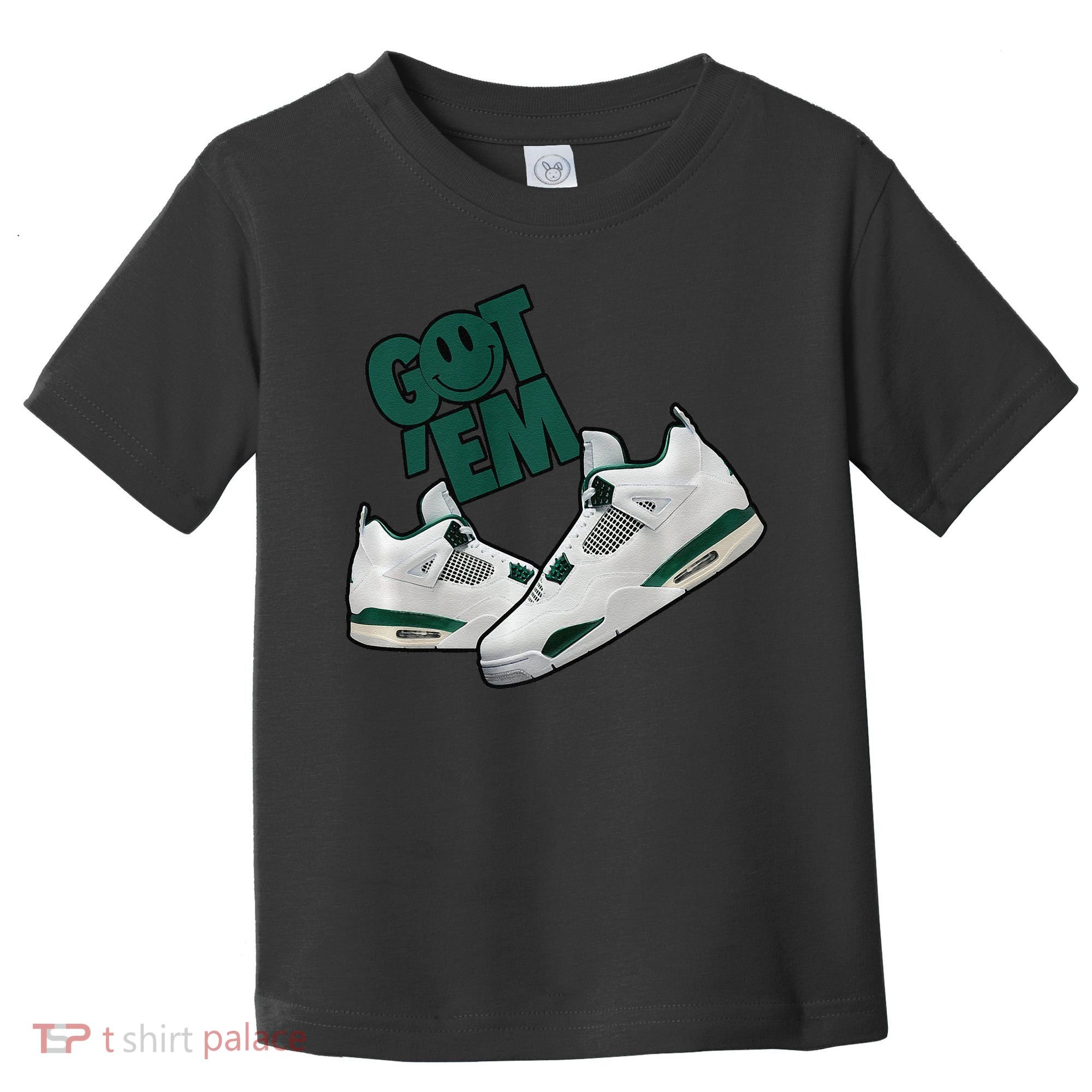 Got Em Smile Matching Oxidized Green 4s Premium Toddler T-Shirt