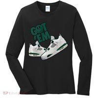 Got Em Smile Matching Oxidized Green 4s Premium Women's Long Sleeve Shirt thumb 0