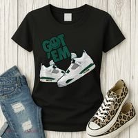 Got Em Smile Matching Oxidized Green 4s Premium Women's T-Shirt thumb 3