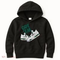 Got Em Smile Matching Oxidized Green 4s Premium Kids Hoodie thumb 0
