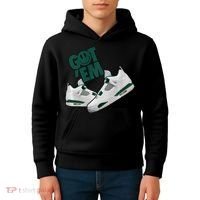 Got Em Smile Matching Oxidized Green 4s Premium Kids Hoodie thumb 4