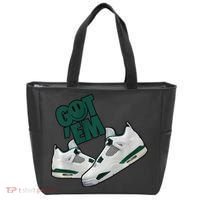 Got Em Smile Matching Oxidized Green 4s Premium Tote Bag thumb 0